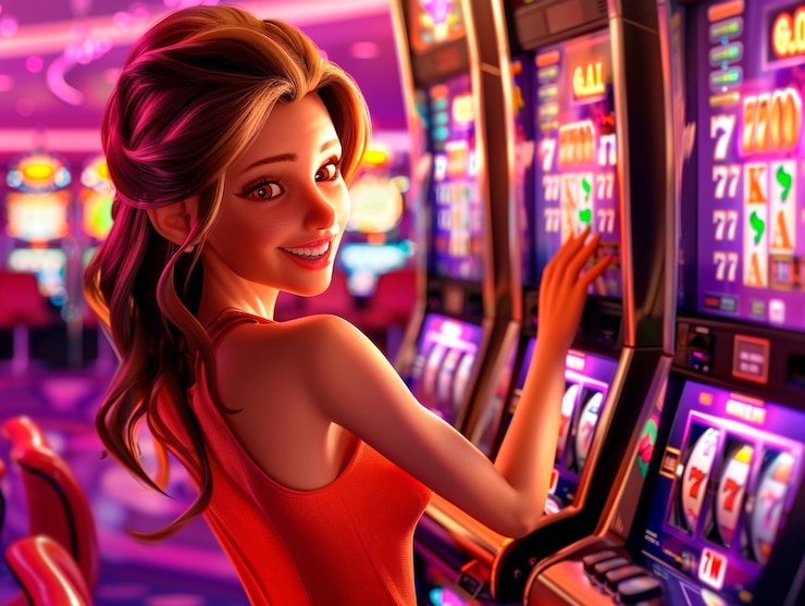 CQ9 game interface showing colorful slot reels and bonus feature at restutogel login